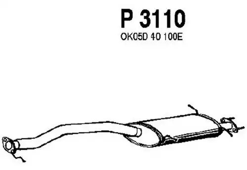 средно гърне FENNO P3110