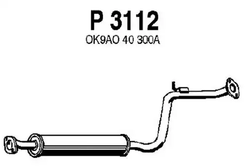 средно гърне FENNO P3112