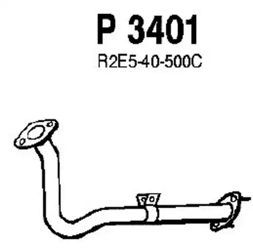 изпускателна тръба FENNO P3401