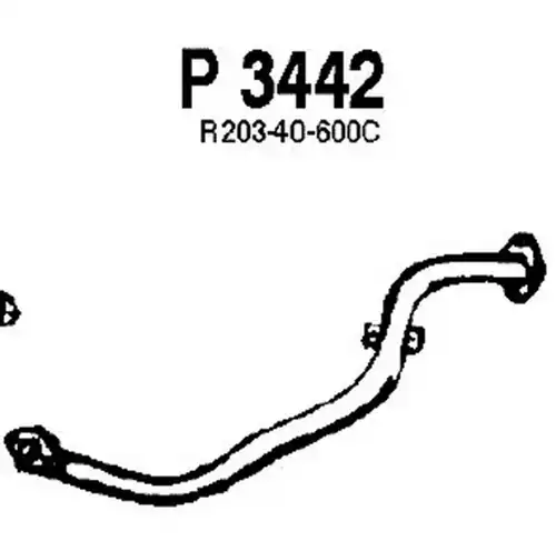 изпускателна тръба FENNO P3442