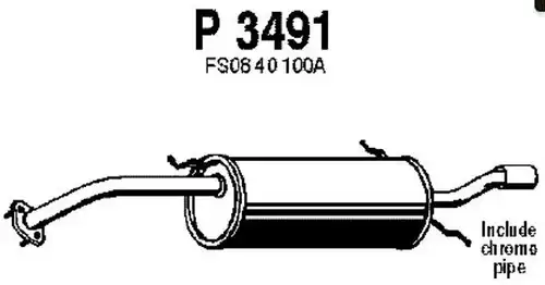 крайно гърне FENNO P3491