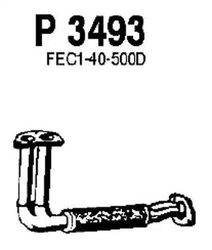 изпускателна тръба FENNO P3493