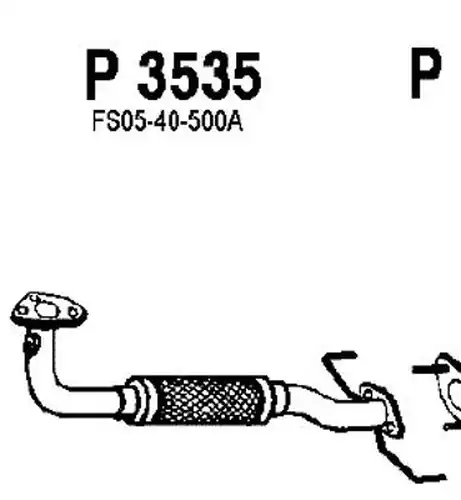 изпускателна тръба FENNO P3535