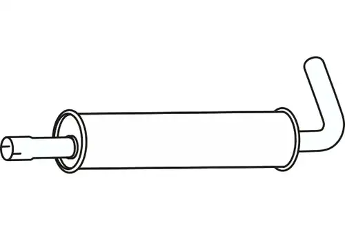изпускателна тръба FENNO P38025