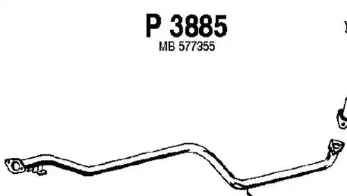 изпускателна тръба FENNO P3885