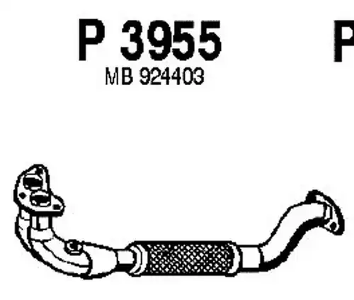изпускателна тръба FENNO P3955