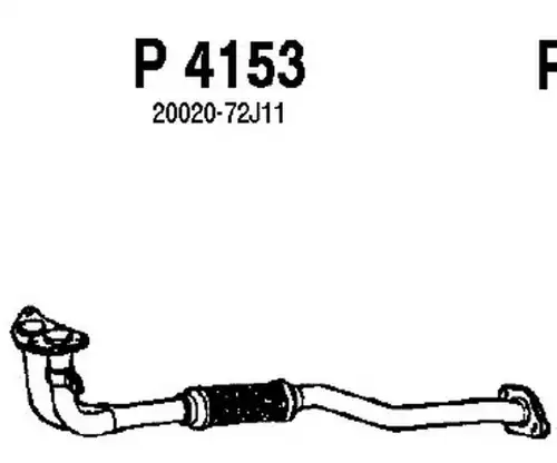 изпускателна тръба FENNO P4153