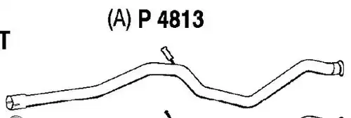 изпускателна тръба FENNO P4813