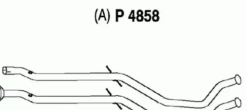 изпускателна тръба FENNO P4858