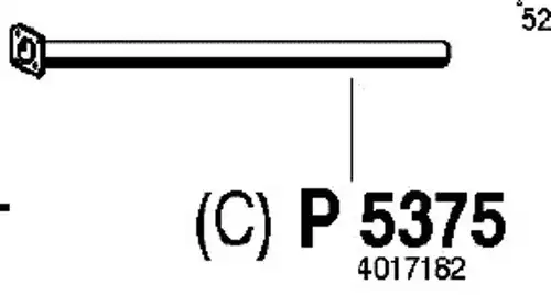 изпускателна тръба FENNO P5375