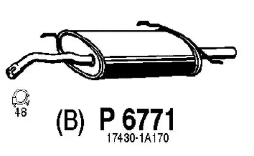 крайно гърне FENNO P6771