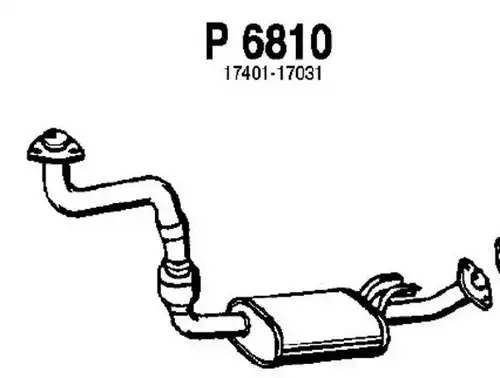 изпускателна тръба FENNO P6810