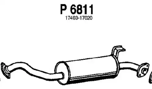 средно гърне FENNO P6811