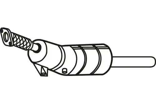 филтър за сажди/твърди частици, изпускателна система FENNO P9884DPF