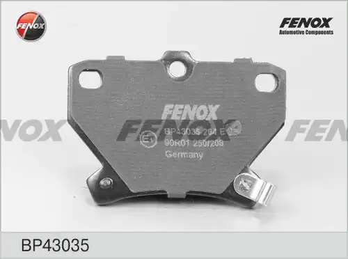 накладки FENOX BP43035