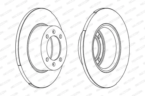 спирачен диск FERODO DDF056