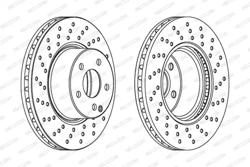 спирачен диск FERODO DDF1121