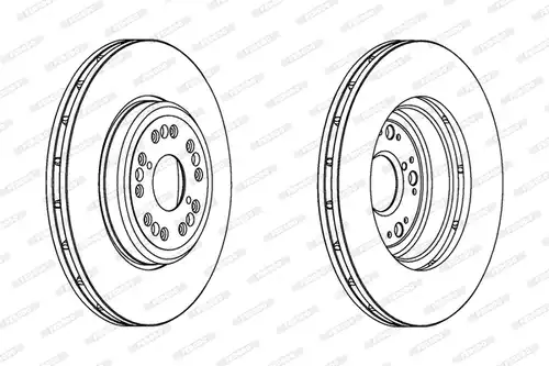 спирачен диск FERODO DDF1133