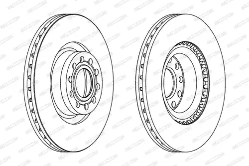 спирачен диск FERODO DDF1150