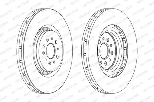 спирачен диск FERODO DDF1183