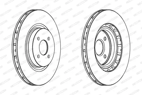 спирачен диск FERODO DDF1200