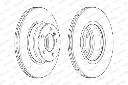 спирачен диск FERODO DDF1241