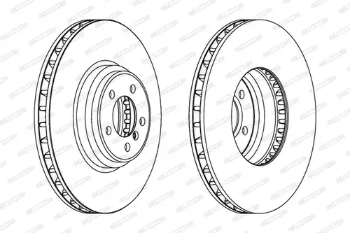 спирачен диск FERODO DDF1246C