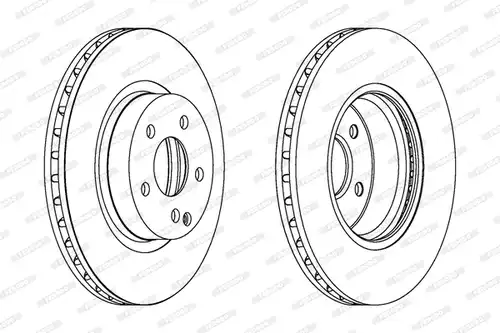 спирачен диск FERODO DDF1263