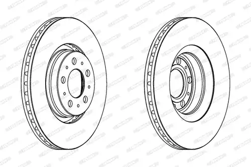 спирачен диск FERODO DDF1426C