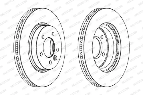 спирачен диск FERODO DDF1430