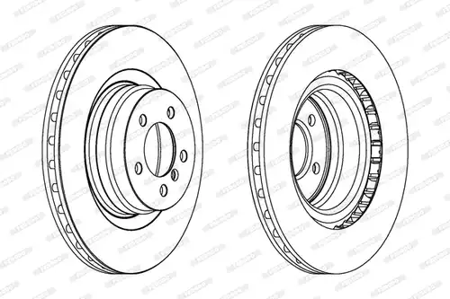 спирачен диск FERODO DDF1435