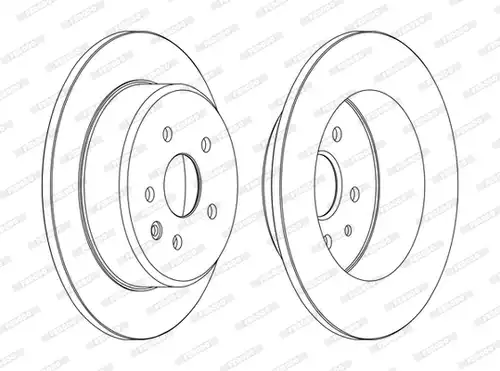 спирачен диск FERODO DDF1499C
