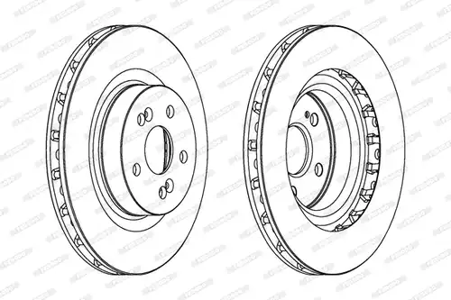 спирачен диск FERODO DDF1524
