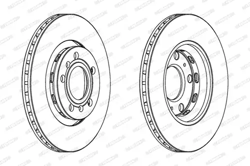 спирачен диск FERODO DDF1526