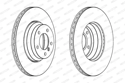 спирачен диск FERODO DDF1535