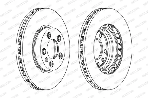 спирачен диск FERODO DDF1591C