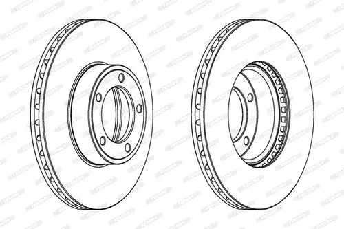 спирачен диск FERODO DDF164