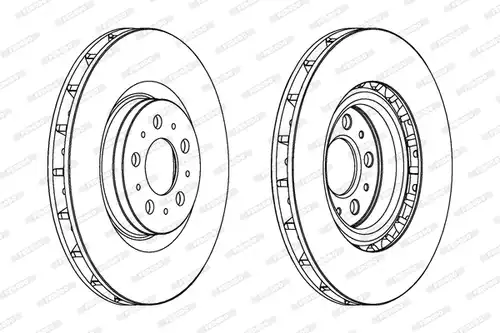 спирачен диск FERODO DDF1682