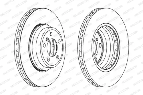 спирачен диск FERODO DDF1701C