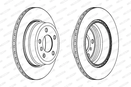 спирачен диск FERODO DDF1715