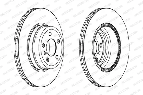 спирачен диск FERODO DDF1716C