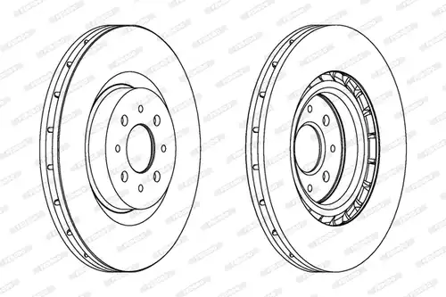 спирачен диск FERODO DDF1742