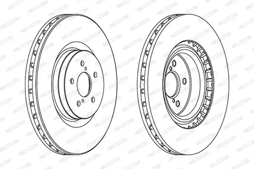 спирачен диск FERODO DDF1748