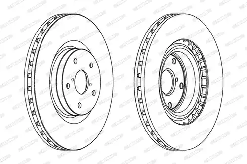 спирачен диск FERODO DDF1749