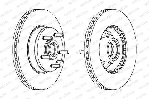 спирачен диск FERODO DDF177