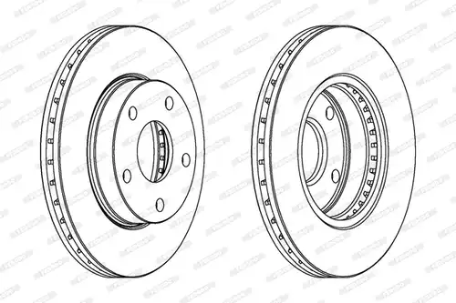спирачен диск FERODO DDF180