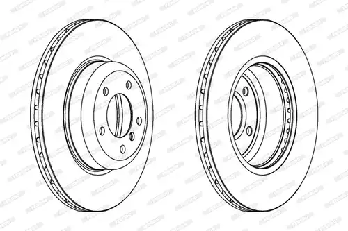спирачен диск FERODO DDF1811