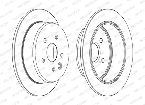 спирачен диск FERODO DDF1815C