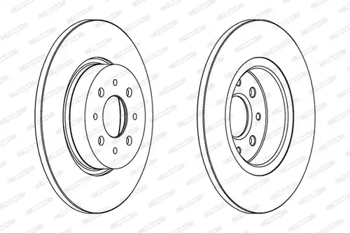 спирачен диск FERODO DDF1864