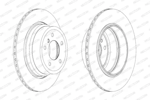 спирачен диск FERODO DDF1868